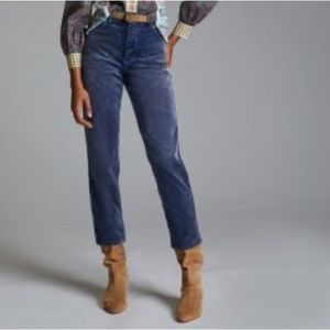 Anthropologie Vintage Straight Corduroy Pants